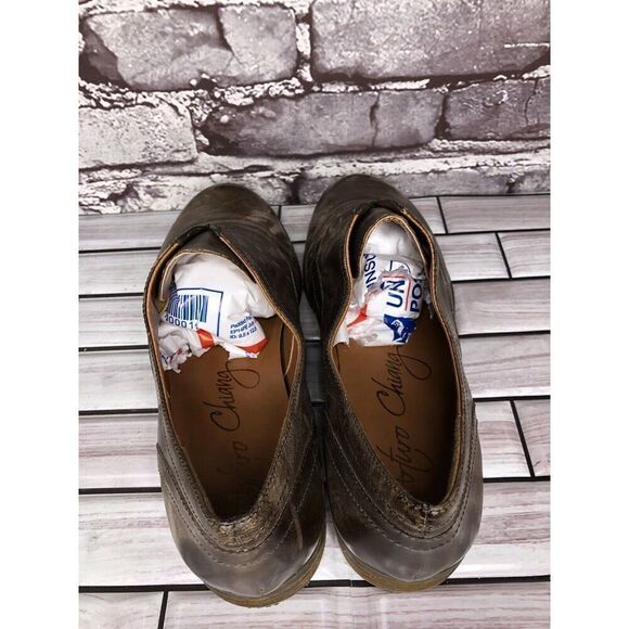 Arturo Chiang Lucinda Brown Leather Career Oxfords Loafers Shoes Women Sz 7M US - Picture 5 of 16